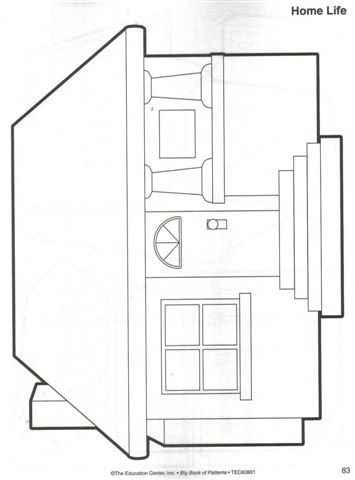Domy i mieszkania kolorowanki